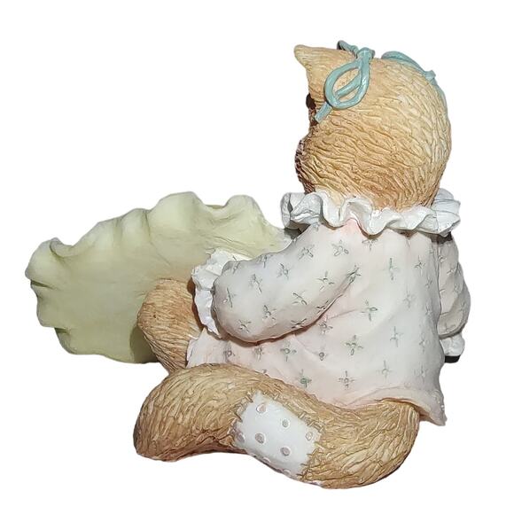 Enesco Calico Kittens Love Heart Signage Plaque 1992 #699179 Ruffle Cat Figurine - Picture 5 of 10